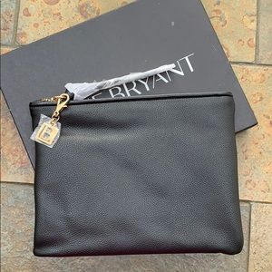 Lane Bryant Leather Clutch Pouch Bag NEW